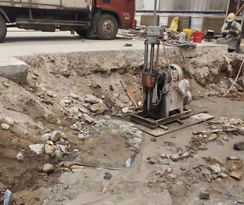 明溪公路下沉压浆